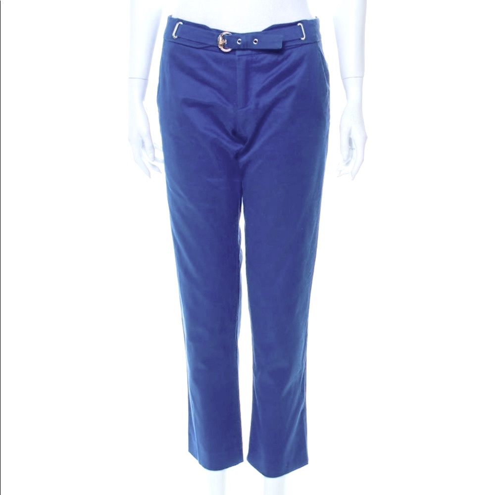 ❤️Gucci blue crop cotton ankle pants size S